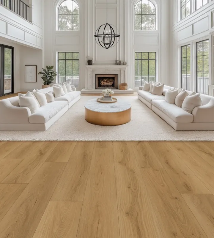 Vogue water-resistant laminate flooring shown in a room setting